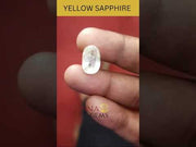 4.07/CT Natural Ceylonese Pukhraj with Govt Lab Certificate-YELSA9U